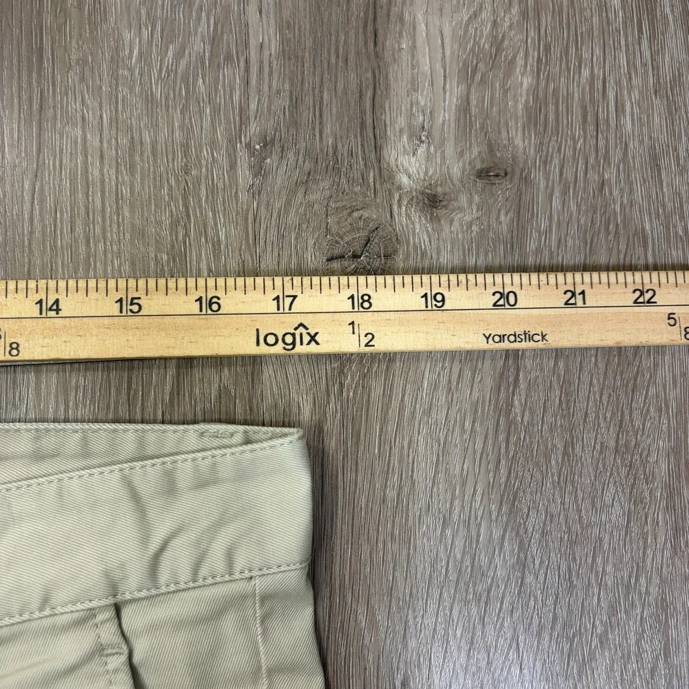Dsquared2 Low Rise Slim Fit Cotton Blend Chinos Size 48 34x30 Tan Beige